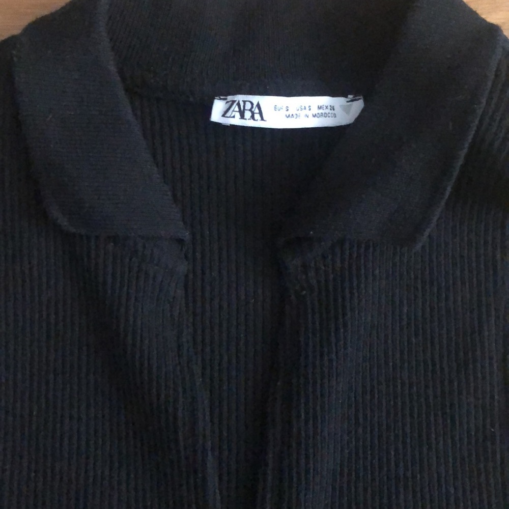 Zara Ribbed Crop Top - Picture 3 of 4